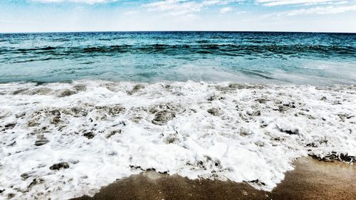 Scenic view of beach