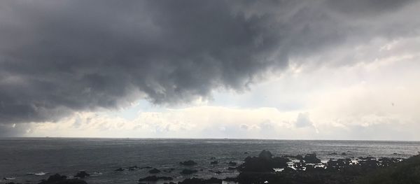 Panoramic view of sea against sky