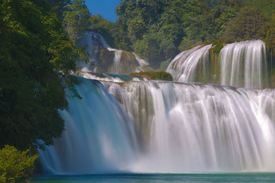 Ban gioc waterfall on the border of vietnam and china