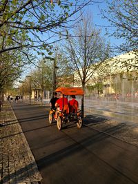 Bicycle on street in city