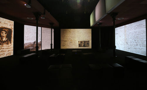 Interior of empty restaurant