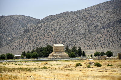 Naqsh-e rostam, shiraz, fars province, iran,  the view of naqsh-e rostam near the shiraz