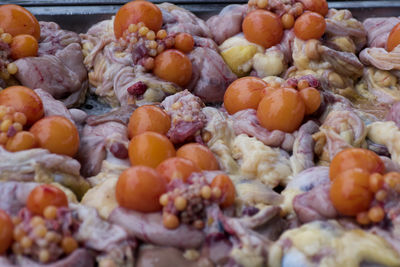 Full frame shot of fruits for sale at market stall