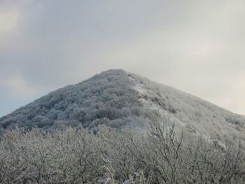 Scenic view of mountain against sky