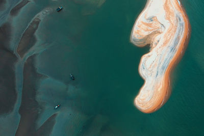 Aerial view of seascape