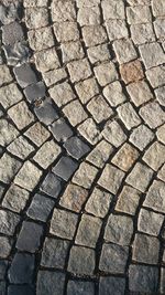 Full frame shot of cobblestone