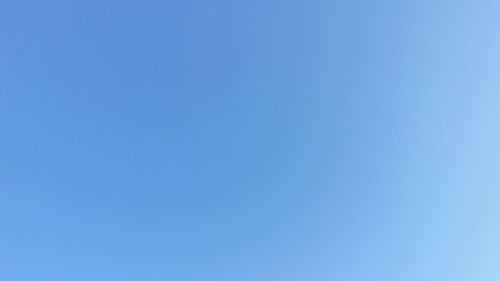 Low angle view of clear sky