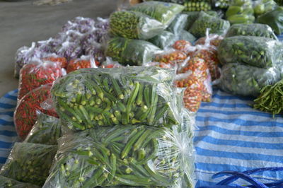 Close-up of fruits for sale in market