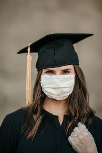 Portrait of a beautiful young woman