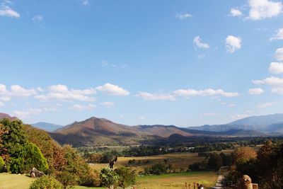 Scenic view of landscape against sky