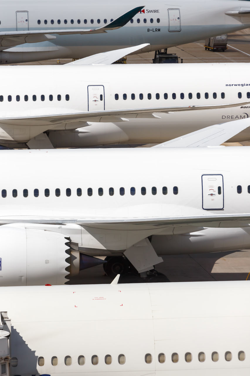 FULL FRAME SHOT OF AIRPLANE AIRPORT