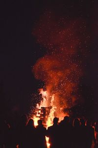 People enjoying at concert