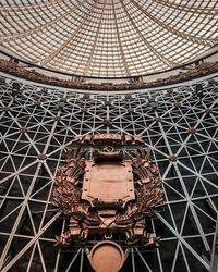 Low angle view of skylight