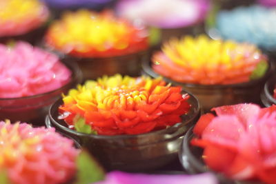 Close-up of vegetables for sale in market