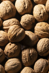 Whole walnuts,close up food background