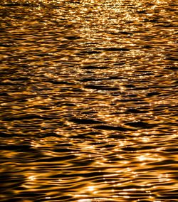 Full frame shot of rippled water in lake