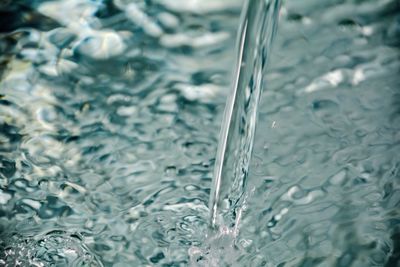 Close-up of rippled water