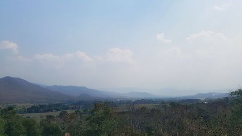 Scenic view of landscape against sky