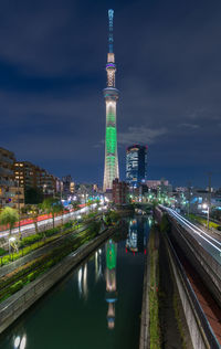 Tokyo, japan cityscape with the skytree.