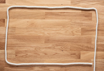High angle view of hardwood floor