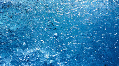 High angle view of swimming pool