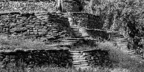 View of old ruin building