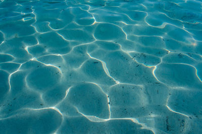 Full frame shot of water with sunlight