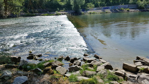 Scenic view of lake