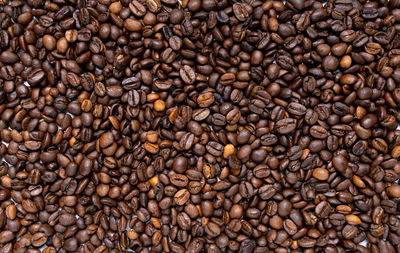 Full frame shot of coffee beans