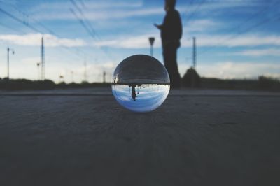 Close-up of a ball