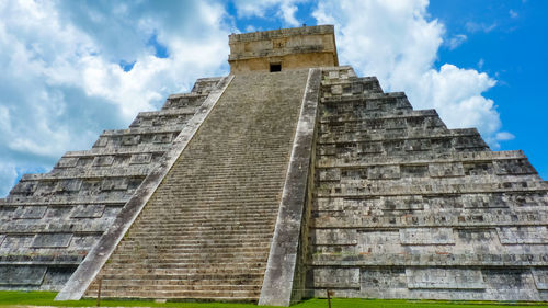 Low angle view of historical building against sky