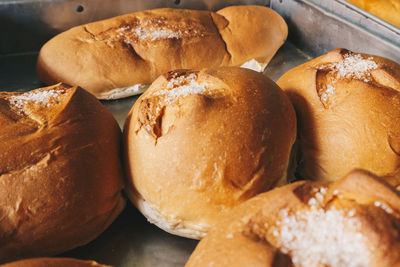 Close-up of bread on table