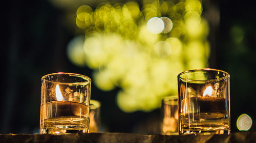 Close-up of drink on table