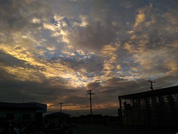 Scenic view of sky during sunset