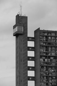 Low angle view of buildings against sky