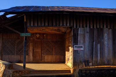 Exterior of built structure