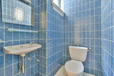 Interior of bathroom