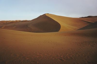 Scenic view of desert