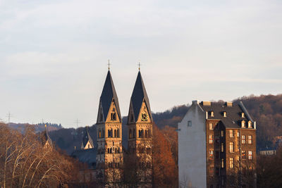 Cathedral of buildings against sky