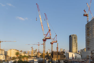 Low angle view of buildings against sky