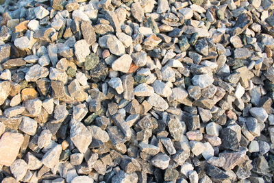 Full frame shot of stones