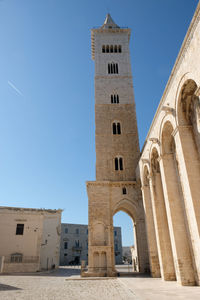 Low angle view of historical building against sky