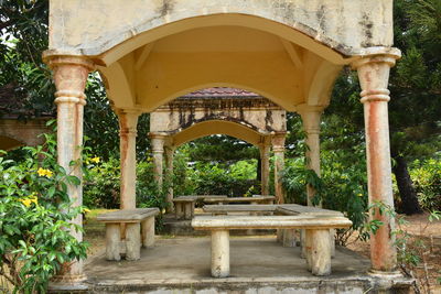 Entrance of old building