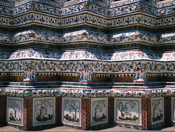 Full frame shot of ornate temple