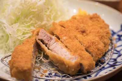 Close-up of food in plate