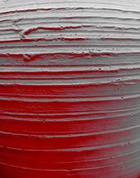 Full frame shot of red wall