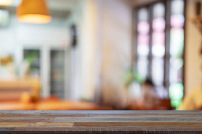 Close-up of wine glass on table in cafe