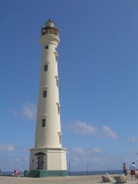 Low angle view of lighthouse