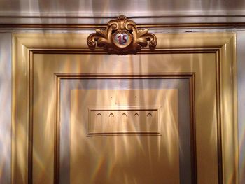 Close-up of door handle