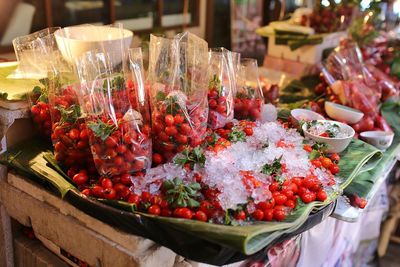 Close-up of food for sale